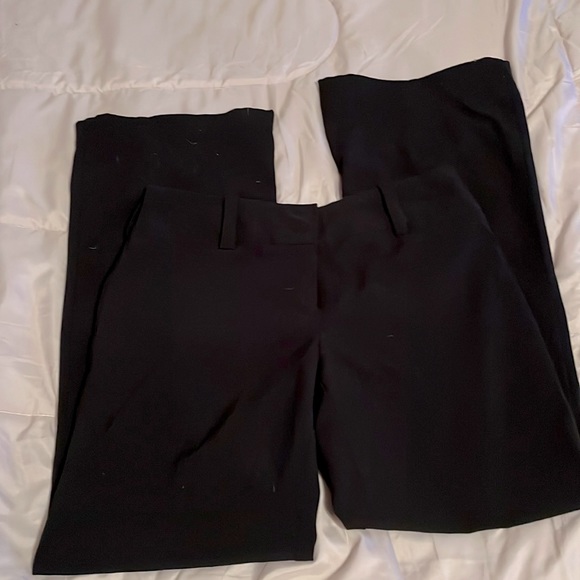 Black, “Cambridge” by B-Works (byer California) flared dress pants sz7 vintage - Picture 1 of 4